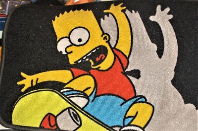 The Simpsons Bart Skater Vorleger Teppich 38 x 57 cm  NEU,RARITÄT,Lizenz