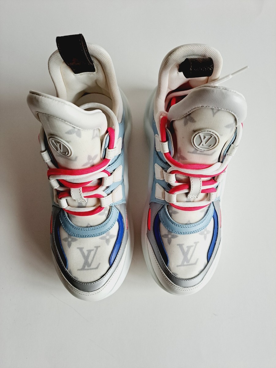 Louis Vuitton Women's Multicolor Light Blue LV Archlight Sneakers