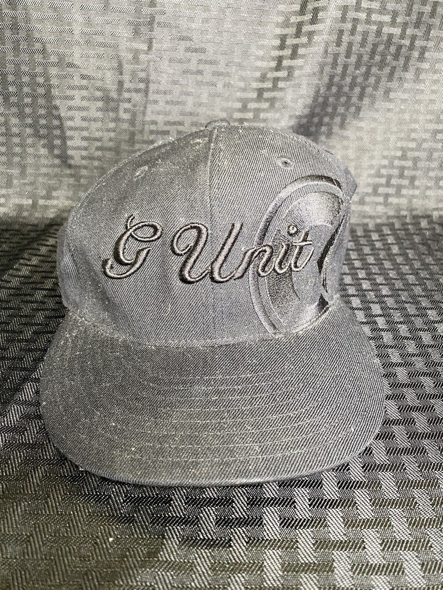 Vintage G-Unit Reebok Fitted Black Baseball Hat 7 1/4 50