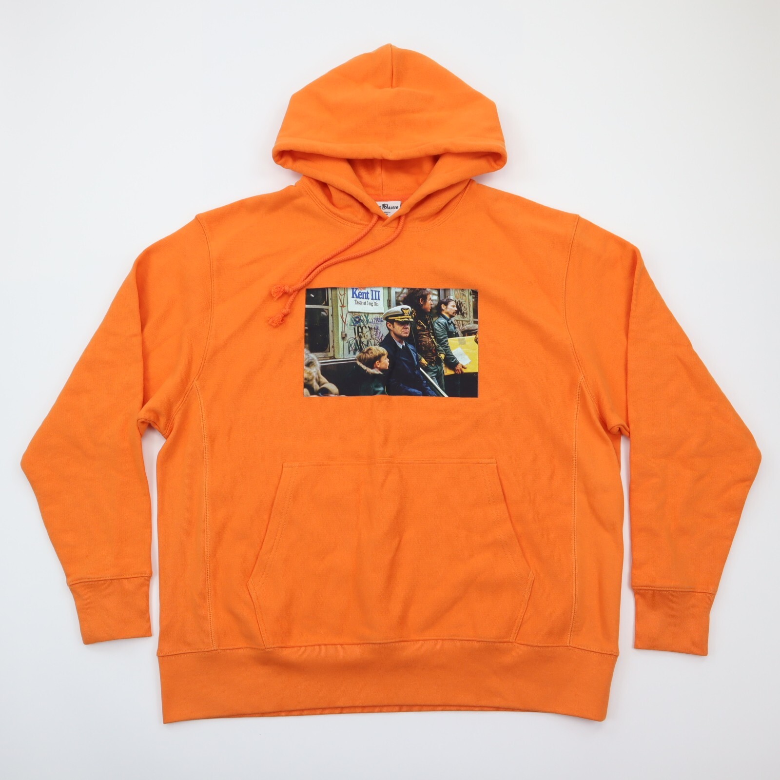 FILA Felpa con cappuccio Rowing Blazers x Willy Spiller "Captain" arancione 2XL nuova senza etichette