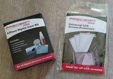 Precision Design 5 Piece Digital Care Kit, Screen Protectors - Lens Cleaning Kit