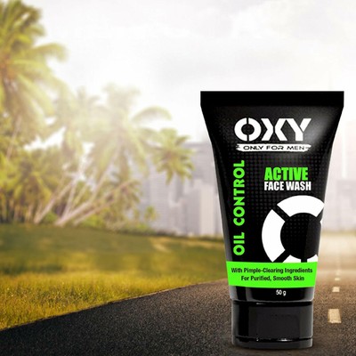 oxy active face wash