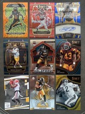 Pittsburgh Steelers 9-Card Fan Legend Lot Auto, Rookies, Inserts, Parallels ⚫️🟡