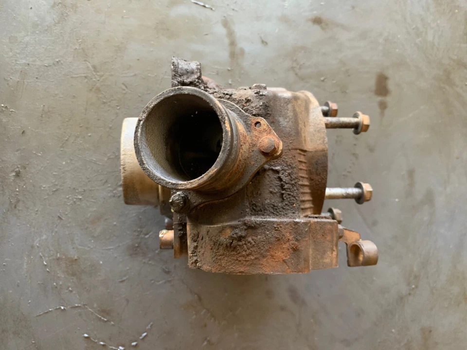 CILINDRO HONDA OEM 2002 CR250R CON VÁLVULA DE ESCAPE INSTALADA BARRIL JARRA ORIGINAL Foto 3 de 4