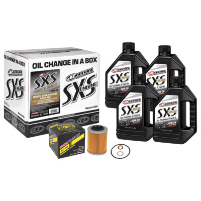 Maxima SXS Synthetic 10W-50 Oil Change Kit Fits CAN-AM MAVERICK X3 90-219013-CA