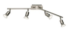 Reality|Trio Deckenleuchte Deckenlampe nickel matt incl. LED Leuchtmittel