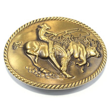 Solid Brass Cowboy Belt Buckles Tongue Pin Belt Buckle Fits For 1.5 INCHES Belt