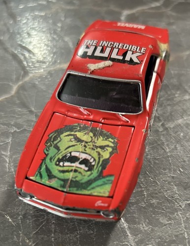THE INCREDIBLE HULK 68 Chevy Camaro 1:43 MARVEL Preying Manthis 2003 - Picture 2 of 6