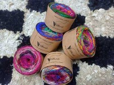 Recycled Sari Silk Yarn Prime Ball- Multi | Sari Silk Yarn Prime | Recycled Silk
