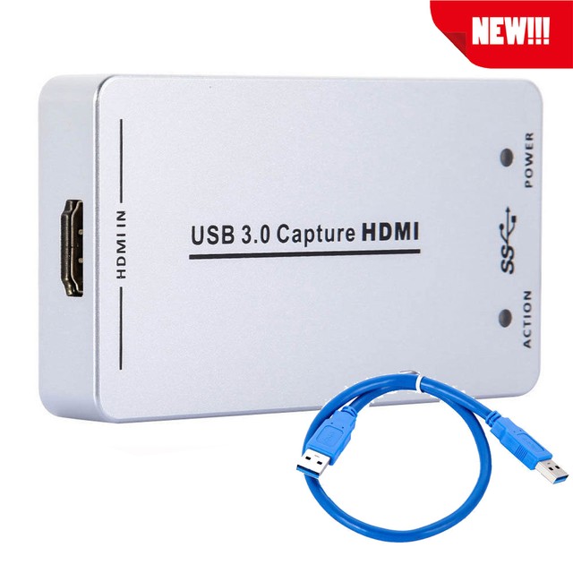 XI100D UVC 1080P 60FPS to USB3.0 Video HDMI Capture Dongle Card Box For Windows@