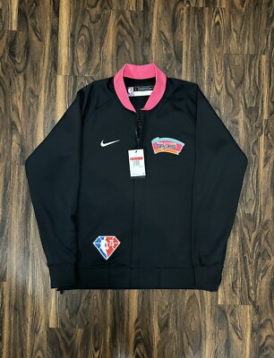 Nike San Antonio Spurs Showtime City Edition Player Issue Jacket