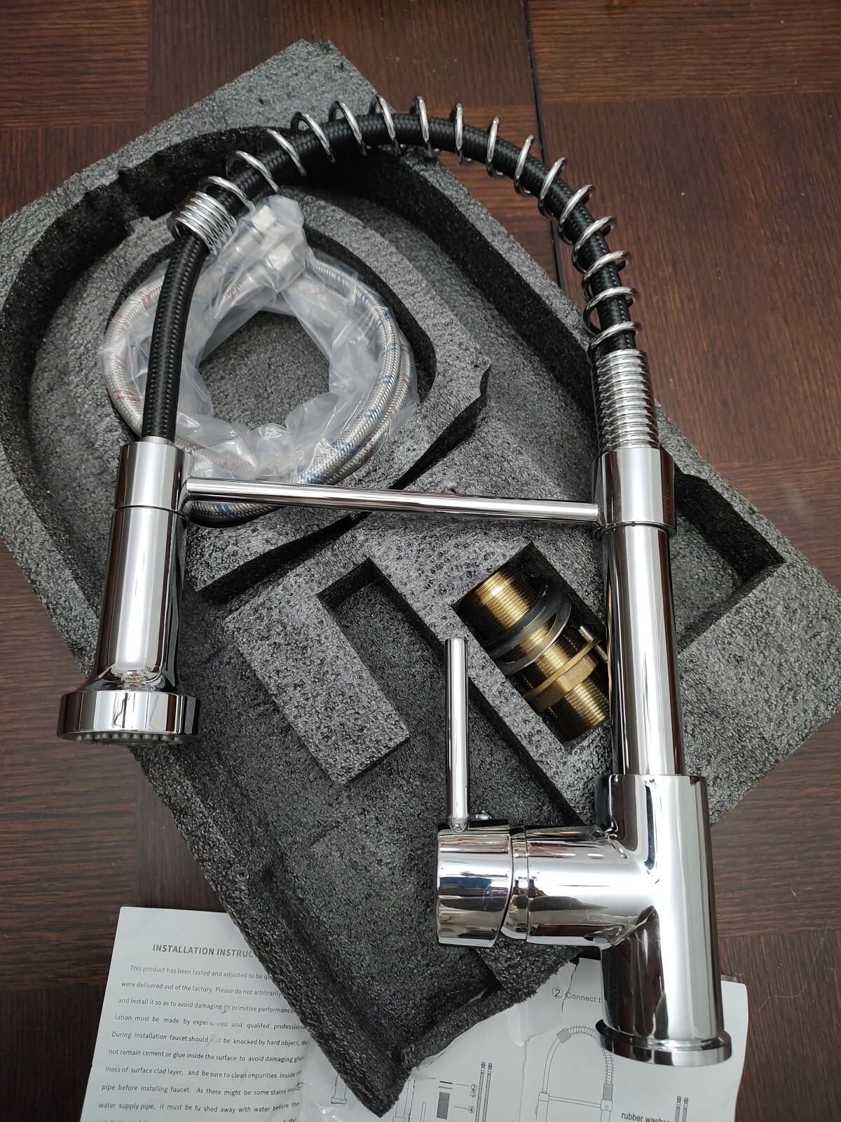 OWOFAN Kitchen Faucet W/Parts & Instructions Elegant Contemporary eBay