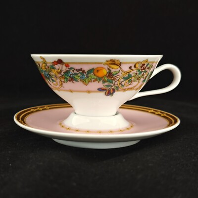 Rosenthal Versace Le Jardin de Versace SET of Tea /Espresso cup & Saucer (D1334)