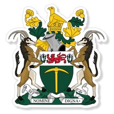 Rhodesia Rhodesian Coat Of Arms Car Truck Laptop Vinyl Sticker Decal 4