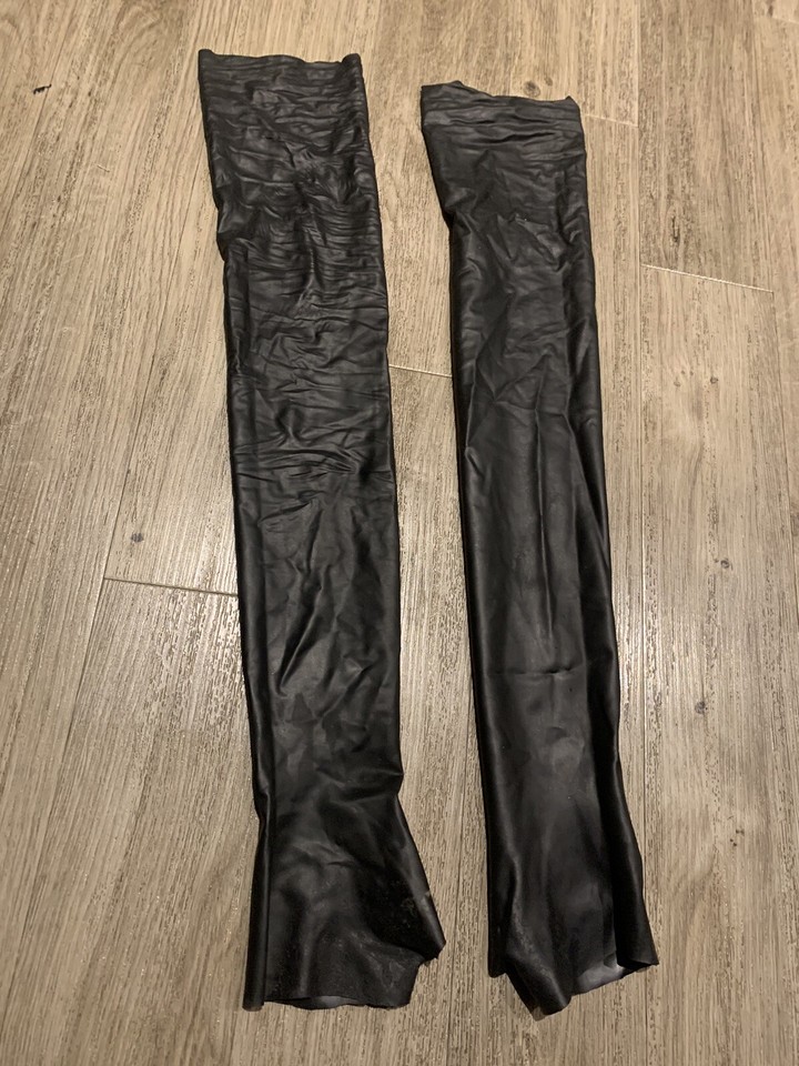 Latex Rubber Sexy Long Gloves Unisex Seamless Fetish Wear eBay