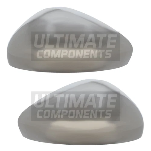 Citroen C3 Mk2 Hatchback 2010-2017 Wing Door Mirror Covers Caps Chrome 1 Pair
