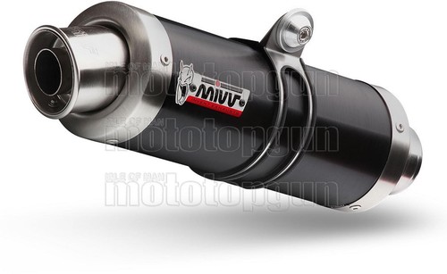 MIVV SILENCIOSO HOM CAT-OEM GP ACERO NEGRO SUZUKI GSX-R 1000 2005 05 2006 06 - Imagen 2 de 4