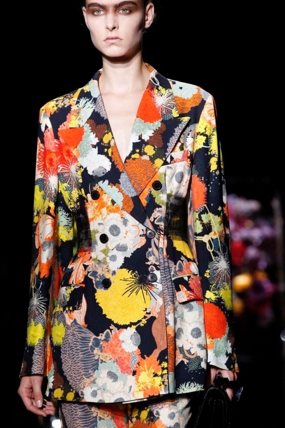 ジャケット・アウター DRIES VAN NOTEN Camo Tailored Jacket Printed cotton jacket - Spring-Summer Men | Dries Van Noten