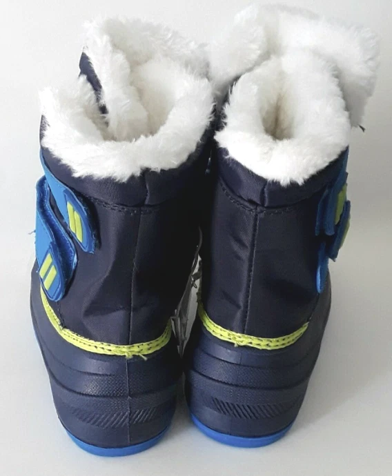 Botas de nieve de invierno Cat & Jack para niños pequeños azules Lev piel sintética termolita insultadas Foto 4 de 4