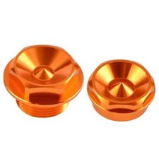 KTM ORANGE FRONT WHEEL AXLE NUT BOLT 2003 - 2015 SX SXF EXC EXCF