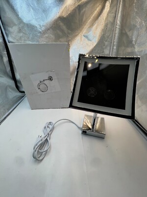 DOWRY Makeup Mirror Wall Mount Lighted Dowry 2205DC-8x5