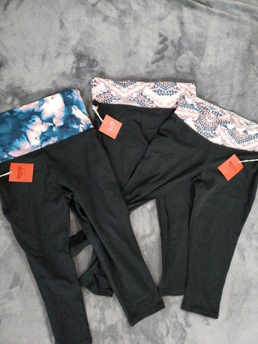 Women Black Yoga Pants SZ XS 