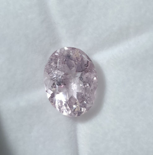 Morganite Oval Natural Pink Faceted Cut Gemstone loose untreated 12.50X9.60X7 MM - Picture 3 of 5
