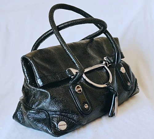 BORSA BORBONESE ref. 908617 ORIGINAL BAG black leather PELLE NERA | eBay