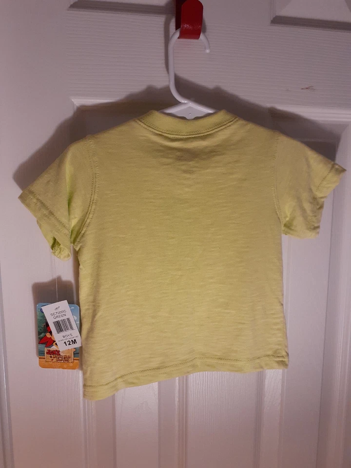 NUEVO CON ETIQUETAS Disney Jake y los Piratas del País de Nunca Jamás Pullover Camisa Bebé Niños Talla 12M Foto 4 de 4