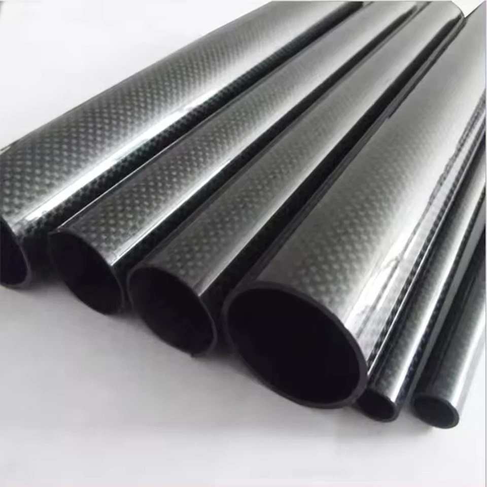 Carbon Fiber Tube Gloss Plain 3k  1000mm Length UK Supplier - Image 2 of 4