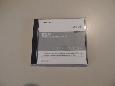 Wartungs Reparatur anleitung Werkstatthandbuch Nissan 350Z  2003-2005 /