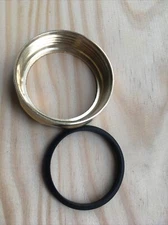 Kitchen Sink Strainer Slip Lock Nut Brass Home Replacement Parts Drain W /Washer