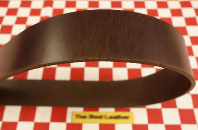 WAXY GRAIN BROWN HORSE LEATHER STRAPS, SELECT YOUR SIZE