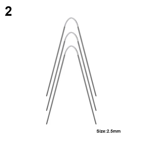 3Pcs Stainless Steel Circular Knitting Needles(2mm-5mm)DIY Sock Knitted Needle - Picture 6 of 11