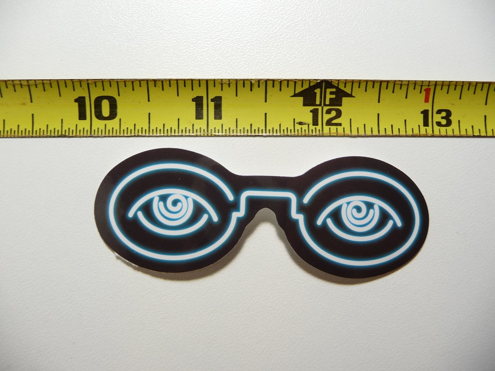 Funny Neon Optometrist Eye Stickers for Laptop & Glass Decoration