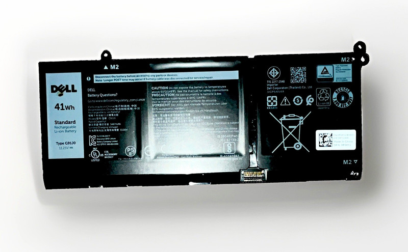 Dell G91J0 Li-Ion Laptop Battery For Dell 41Wh 11.25V Black