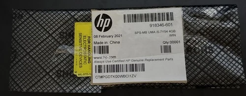 HP SPS-MB UMA i5-7Y54 4GB WIN 918346-601