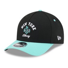 Women's New Era Black New York Liberty Arch 9FORTY A-Frame M-Crown Adjustable