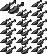 VZZNN 16 Pairs Plastic Shoe Stretcher Men, Adjustable Shoe Trees