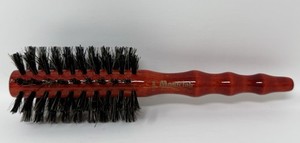 Montclair Round Boar Nylon Bristle Hair Brush 3/988 Switzerland 7”