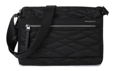 Hedgren Inner City Eye Shoulder Bag RFID Umhängetasche New Quilt Black