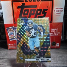 Panini Mosaic Prizm Tony Pollard #148 Tennessee Titans Football 2025