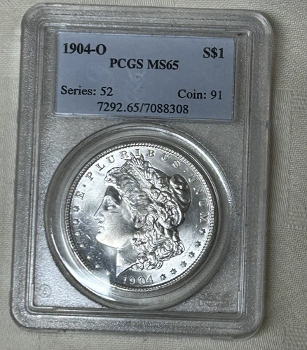1904-O MORGAN DOLLAR  PCGS  MS65 BRILLIANT