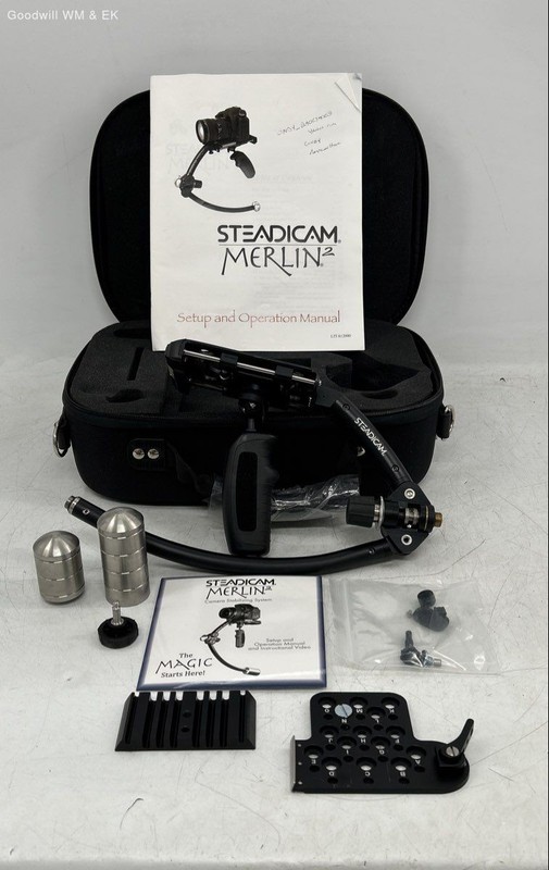 Steadicam Merlin 2 Camera Stabilizing System with DVD Manual Case & Weights