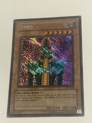Yugioh Jinzo PSV-000 Misprint Reverse Secret Rare Unlimited Near Mint