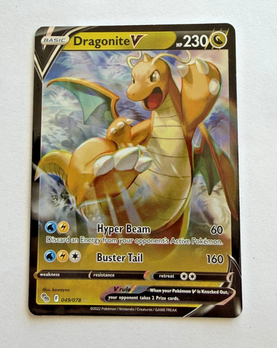 Dragonite V 049/078 Pokémon GO Holo