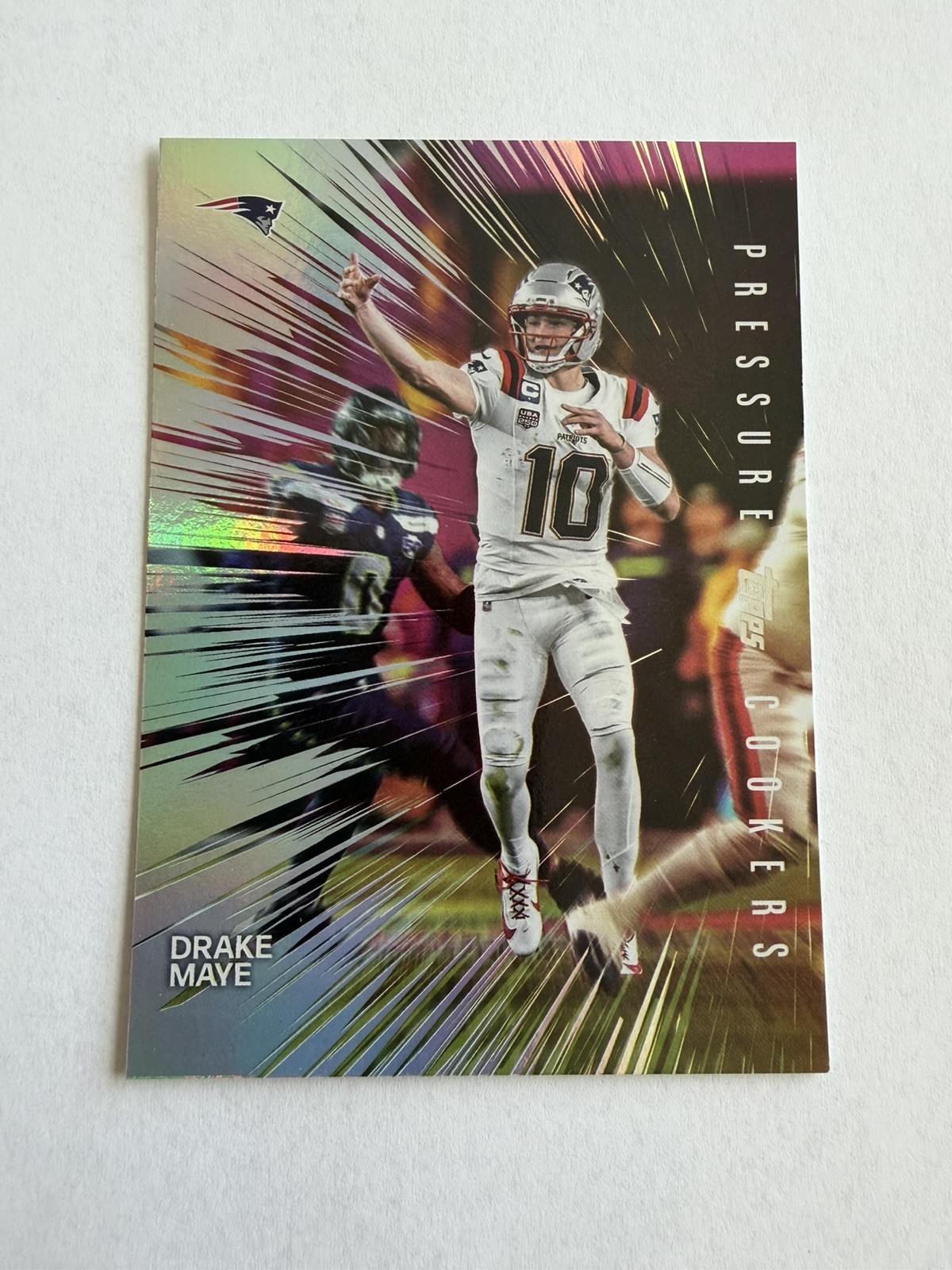 2026 Topps Flagship  Drake Maye Pressure Cookers #PC-5 Patriots 
