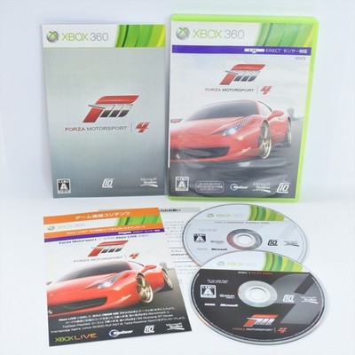 FORZA MOTORSPORT 4 KINECT Xbox 360 For Japan System 3225 xb