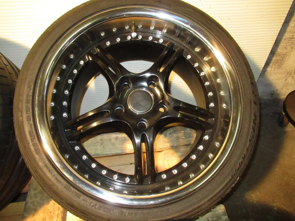 7mm Profil - 19 Zoll Royal Turbo Felgen mit ABE für Porsche 911 997 Sommerreifen - Bild 3 von 4