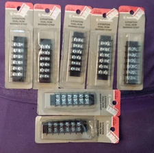 lot of 7: RadioShack 274-659 6-Position Dual-Row Barrier Strip -new old stock